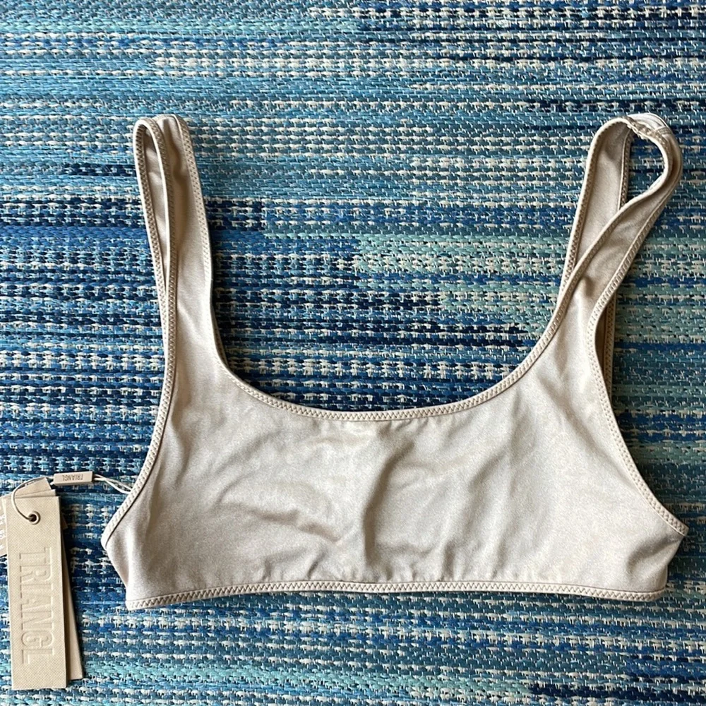 triangl swimwear Beige Scoop Bikini Set